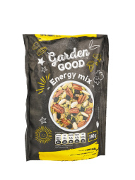 mešanica suhih oreščkov s sadjem in semeni, garden good, 180 g