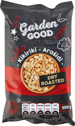 praženi neslani arašidi, garden good, 500 g