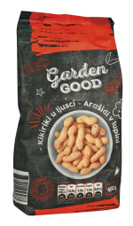 praženi arašidi v lupini, garden good, 400 g
