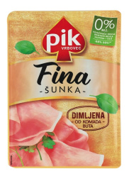 narezek dimljena šunka, pik vrbovec, pakirano, 150 g