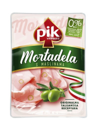 narezek mortadela z olivami, pik vrbovec, pakirano, 150 g