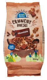 hrustljavi musli, čokolada, rise & smile, 350 g