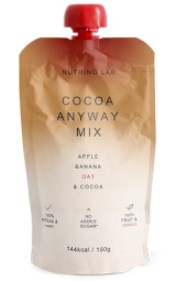 sadna kaša, jabolko, banana in kakav, nutrino lab, 180 g