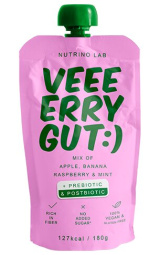 sadna kaša, jabolko, banana, malina in meta, nutrino lab, 180 g