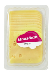 sir maasdamer, v rezinah, vepo, pakirano, 250 g