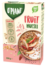 muesli, z datlji in jabolki, o'plant, 350 g