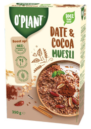 muesli, z datlji in kakavom, o'plant, 350 g