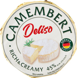 mehki sir camembert, s plemenito belo plesnijo, deliso, pakirano, 125 g