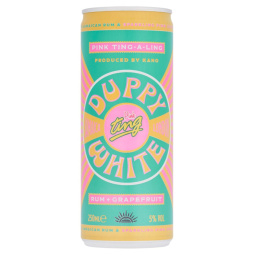 pijača white & pink grapefruit, duppy, 6,0 % alkohola, 0,25 l