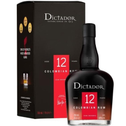 rum dictador, 12 let, yo, 40% alkohola, 0,7 l
