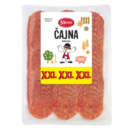 narezek čajna klobasa, sljeme, xxl pakiranje, 300 g