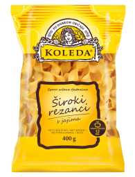 rezanci široki z jajci, koleda, 400 g