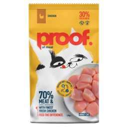 suha hrana za mačke, piščanec, proof, 1,5 kg