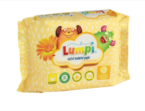 otroški vlažni toaletni papir, lumpi, 60/1