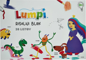 risalni blok a3, lumpi, 20 listni