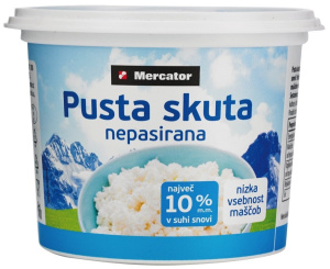 nepasirana skuta, mercator, 500 g