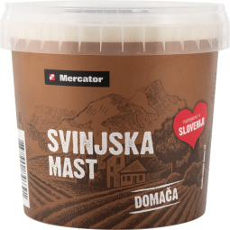 domača mast, mercator, 900 g