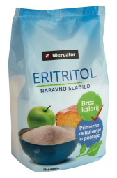 naravno sladilo eritritol, mercator, 500 g