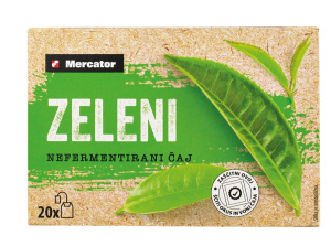 zeleni čaj, mercator, 40 g