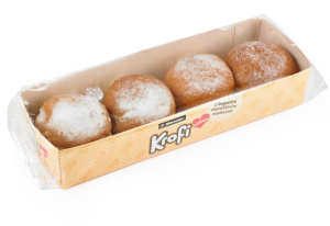 krofki z mareličnim polnilom, mercator, 180 g, 4/1