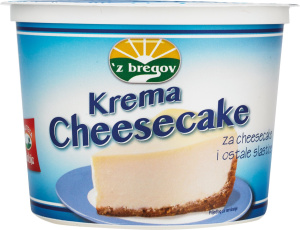 krema cheesecake, z bregov, 500 g