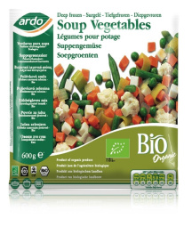 bio jušna zelenjava, ardo, zamrznjeno, 600 g