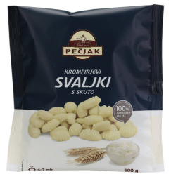 krompirjevi svaljki s skuto, pečjak, zamrznjeno, 500 g