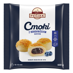 cmoki z borovničevim nadevom, pečjak, 500g