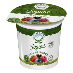 čvrsti sadni jogurt, gozdni sadeži, 2,5 % m.m., zelene doline, 250 g