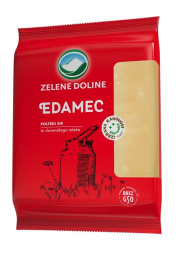 sir edamec, brez laktoze, zelene doline, pakirano, 550 g