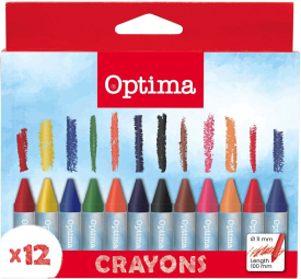 voščene barvice, max, optima, 12/1