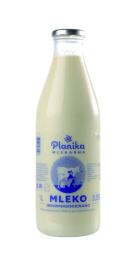 sveže polnomastno mleko, 3,5 % m.m., planika, 1 l