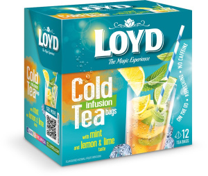 ledeni čaj meta in limona cold infusion tea, loyd, 12/1, 30g