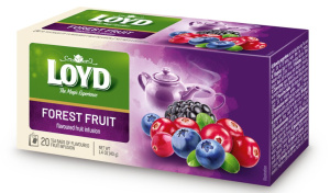 sadni čaj, gozdni sadeži, loyd, 20 vrečk, 40 g