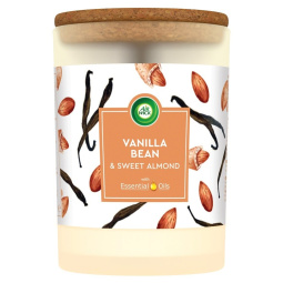 dišeča sveča, vanilla bean & sweet almond, air wick, 185 g