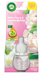 električni osvežilec zraka white peony & jasmine blossom, polnilo, air wick, 19 ml
