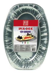 alu servirni pladenj, alufix, 2 kosa