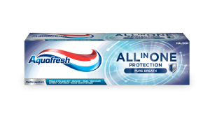 zobna pasta, all in pure breath, aquafresh, 75 ml