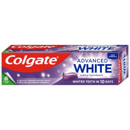 zobna pasta advanced white purple, colgate, 75 ml