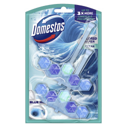 wc osvežilec power 5 bluewater pink, duopack, domestos, 2 x 48 g