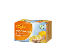 čaj vroči ingver in limona