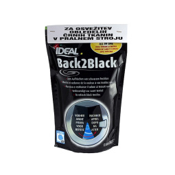 črna barva za perilo ideal back 2 black, 400 g