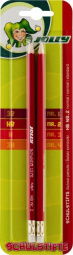grafitni svinčnik hb z radirko, jolly, 2/1