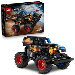 kocke, monster jam ogenj in led, lego technic