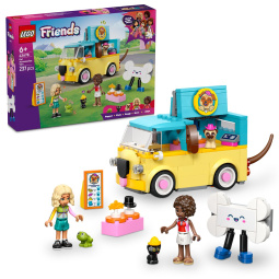 kocke, poltovornjak z opremo za male živali, lego friends