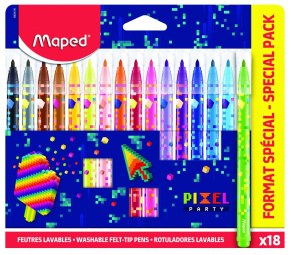 flomastri pixel party, maped, 18/1
