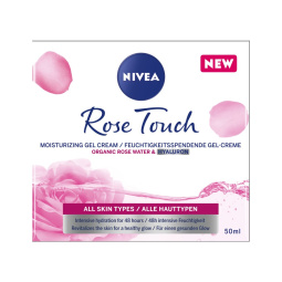kremni gel, rose touch, nivea, 50 ml