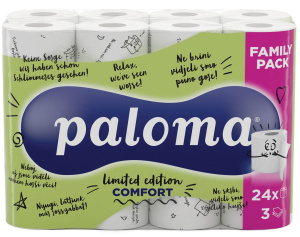 toaletni papir, paloma, 3-slojni, 24/1