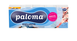papirnati robci paloma, exclusive, 10 x 10, 4-slojni