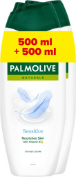 gel za prhanje naturals, milk & proteins, palmolive, 2 x 500 ml